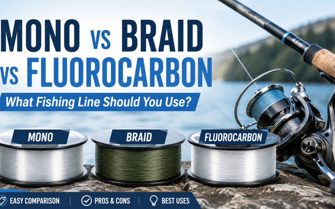 Mono vs Braid vs Fluorocarbon: What Fishing Line Should You Use?