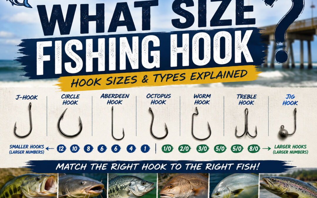 What Size Hook Should You Use for Fishing? Hook Sizes and Types Explained